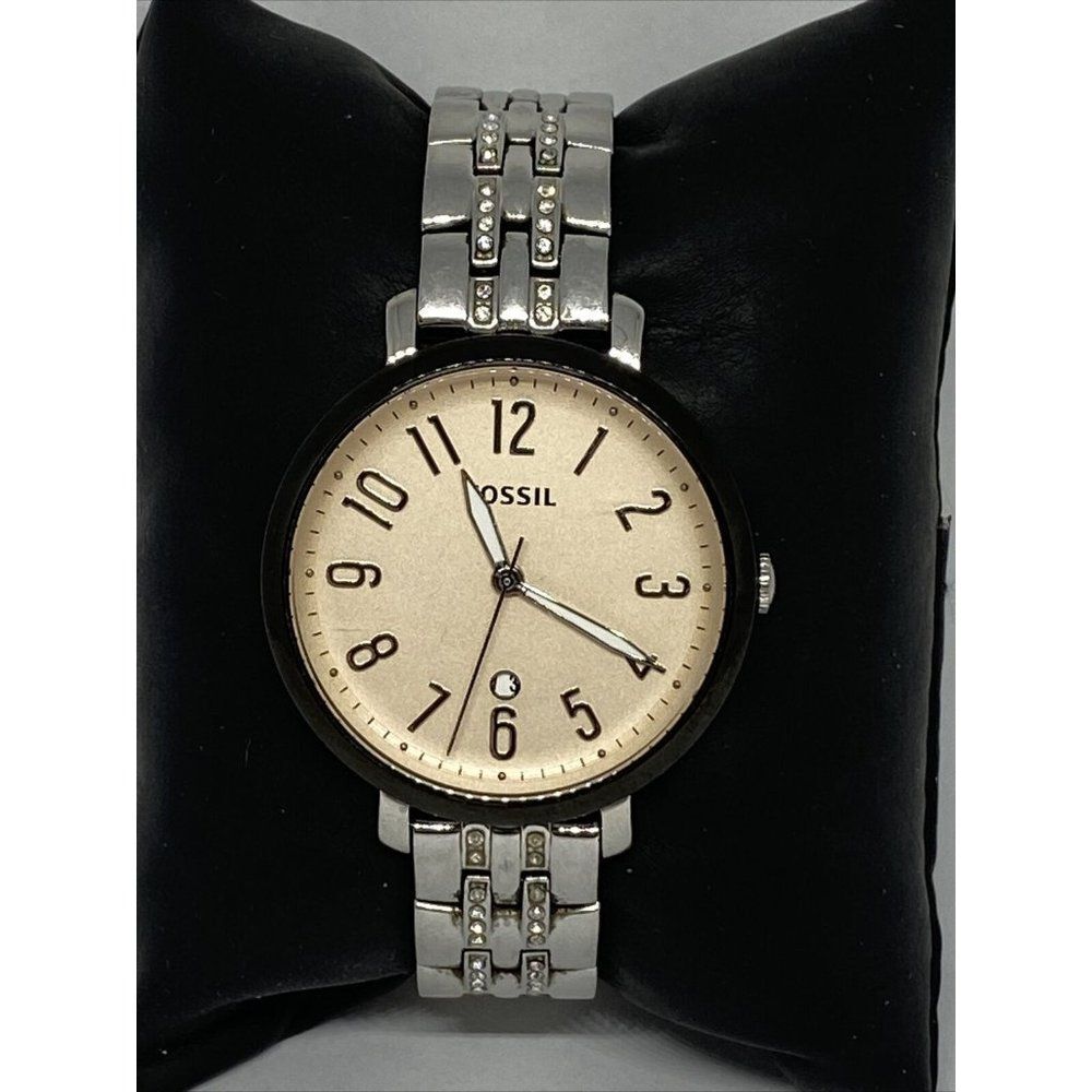 Fossil ES4150 Womens Silver Stainless Steel Analog
